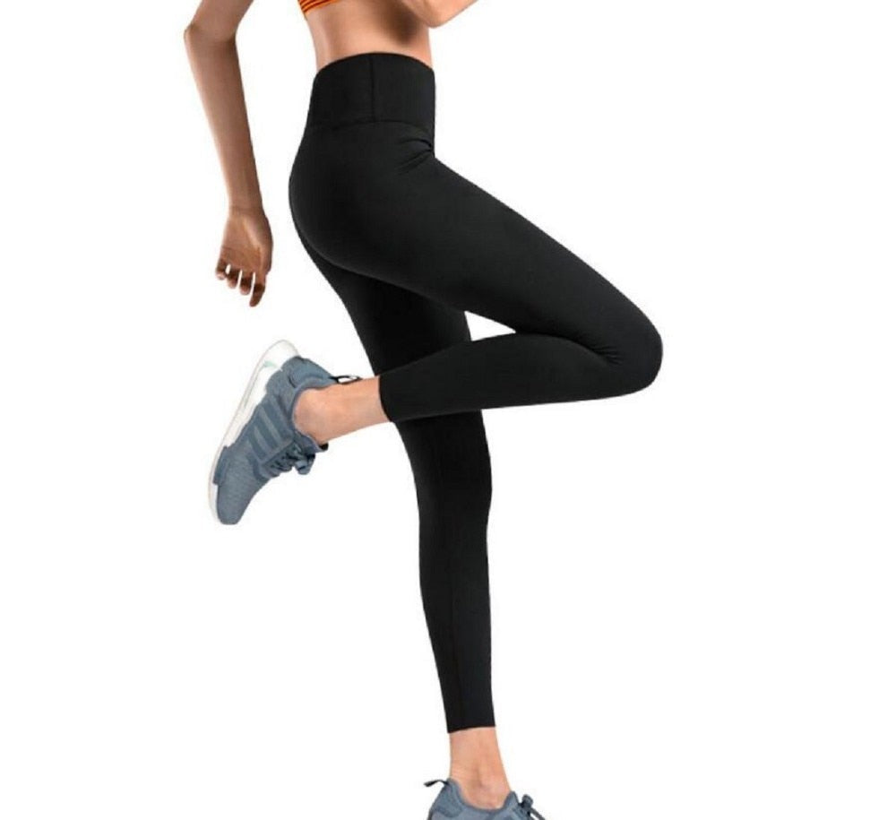 2019 Summer New Yoga Female Tight Bottoming Stretch Solid Color High Waist Pants