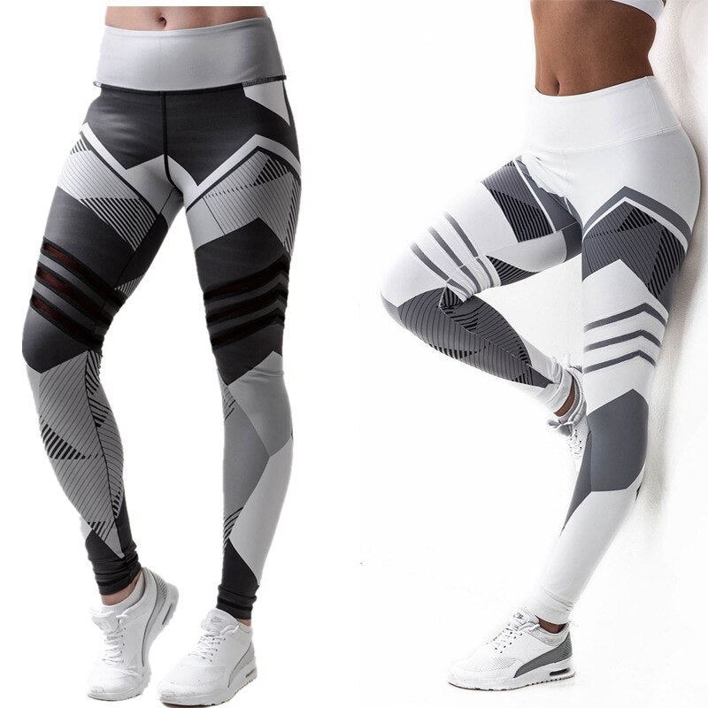 2018 digital printing leggings fitness yoga sports leggings easy to pay for women