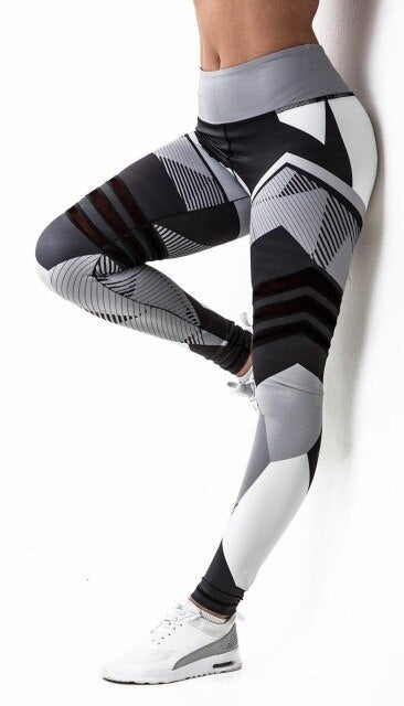 2018 digital printing leggings fitness yoga sports leggings easy to pay for women
