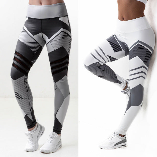 2018 digital printing leggings fitness yoga sports leggings easy to pay for women