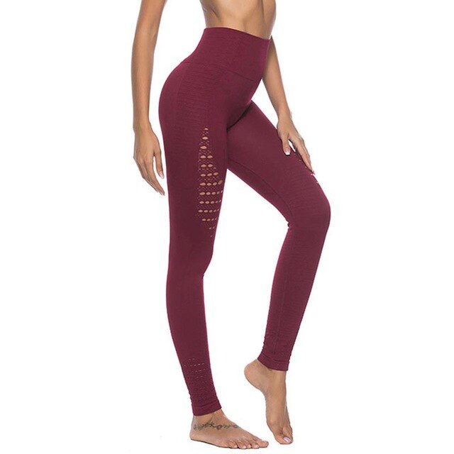 1 Pcs Women High Waist Seamless Yoga Pants Leggings Stretchy for Running Sports TC21
