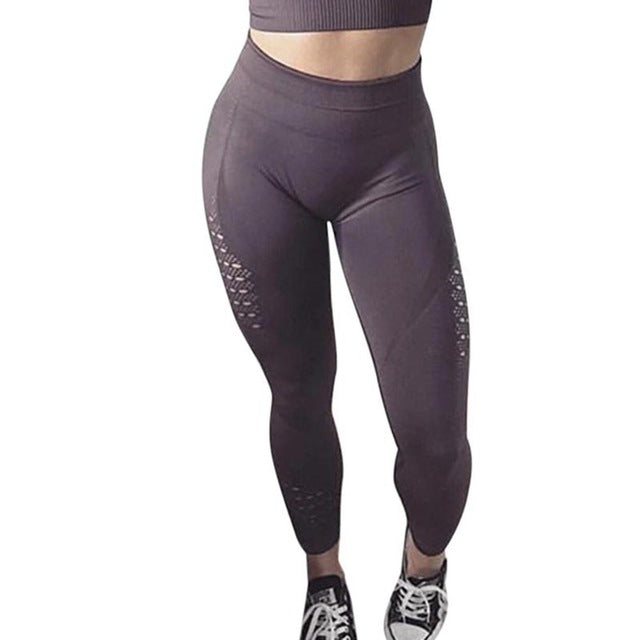 1 Pcs Women High Waist Seamless Yoga Pants Leggings Stretchy for Running Sports TC21